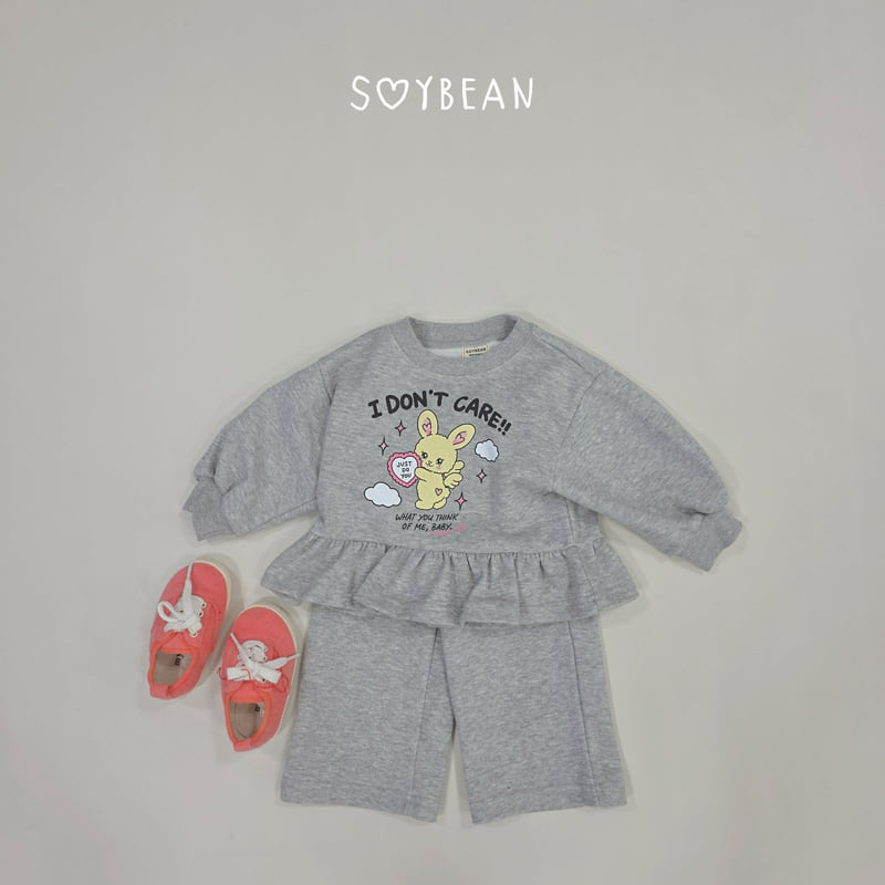 Soybean - Korean Children Fashion - #littlefashionista - Bunny Frill Wide Top and Bottom Set - 9