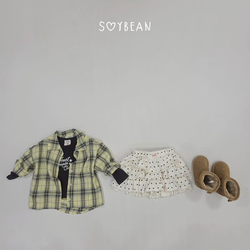 Soybean - Korean Children Fashion - #littlefashionista - Plaid Boxy Shirt - 11