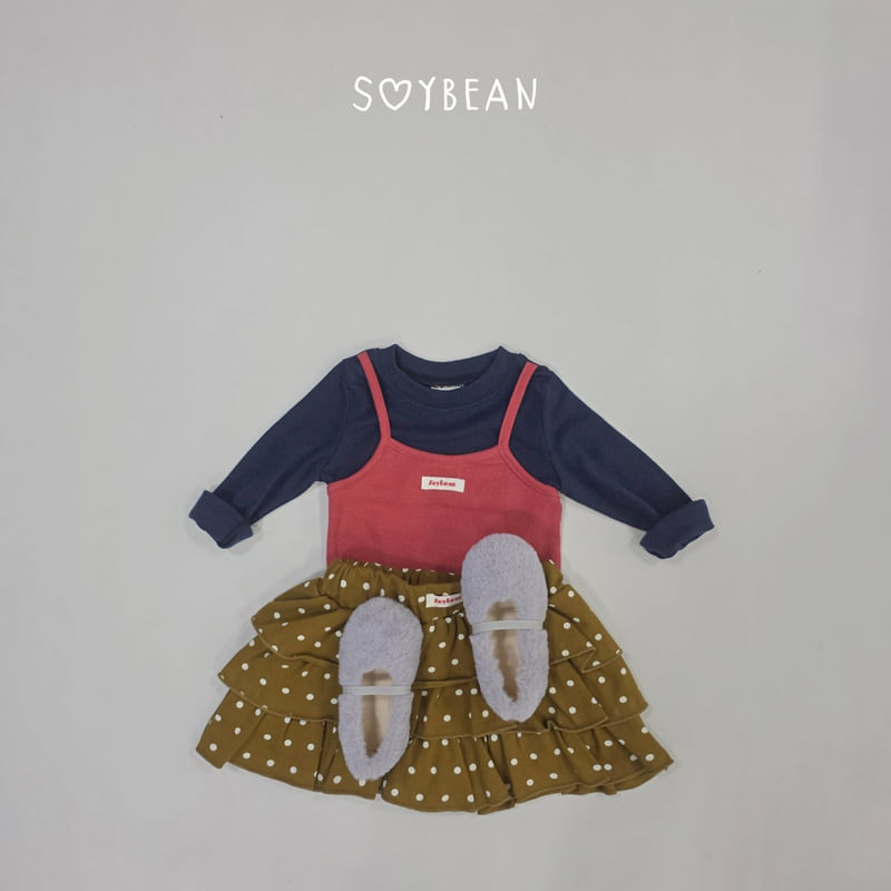 Soybean - Korean Children Fashion - #littlefashionista - Two-in-One Layered Tee - 3