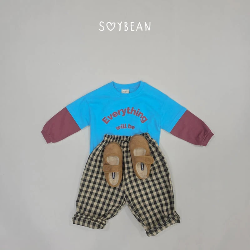 Soybean - Korean Children Fashion - #littlefashionista - Check Check Autumn Pants - 6