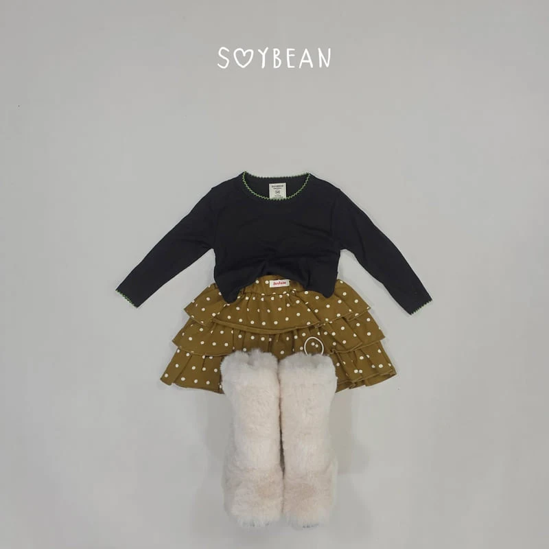 Soybean - Korean Children Fashion - #littlefashionista - Dot Cancan Skirt - 6