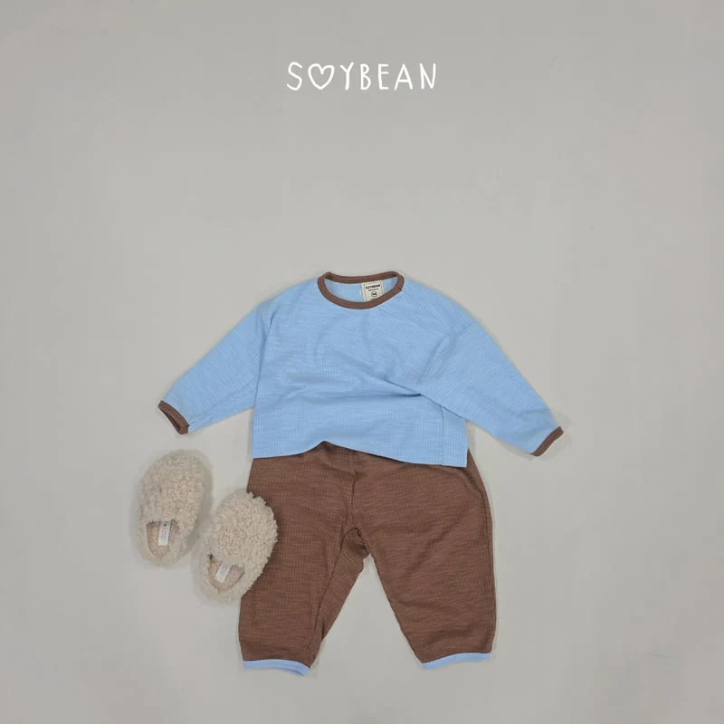 Soybean - Korean Children Fashion - #magicofchildhood - Loose Fit Collar Loungewear - 3
