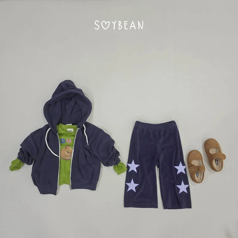 Soybean - Korean Children Fashion - #magicofchildhood - Soft Hooded Zip-Up - 12