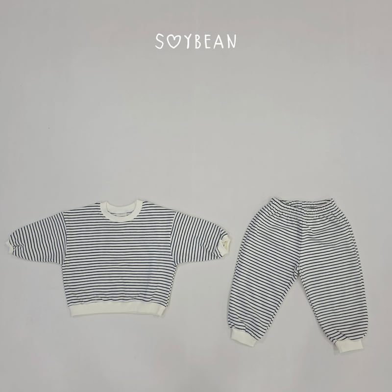Soybean - Korean Children Fashion - #magicofchildhood - Striped Top and Bottom Set - 11