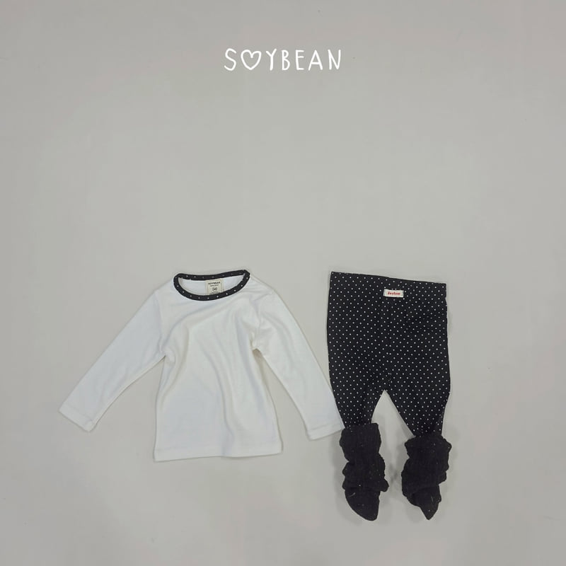 Soybean - Korean Children Fashion - #magicofchildhood - Heart-Flutter Dot Loungewear - 9