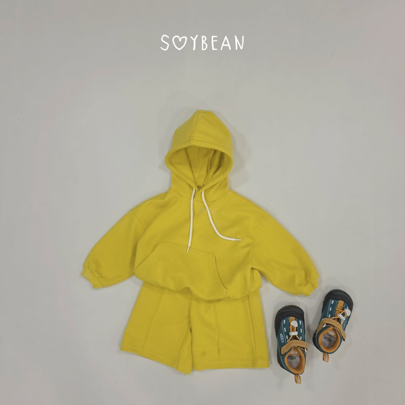 Soybean - Korean Children Fashion - #magicofchildhood - Hooded Bermuda Top and Bottom Set - 9