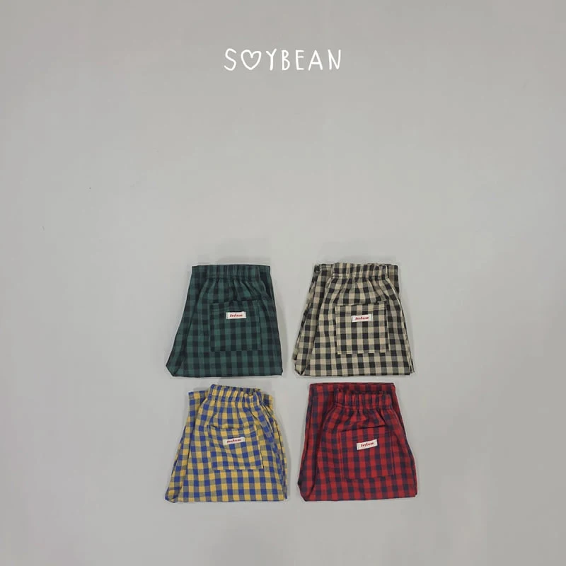 Soybean - Korean Children Fashion - #magicofchildhood - Check Check Autumn Pants - 7