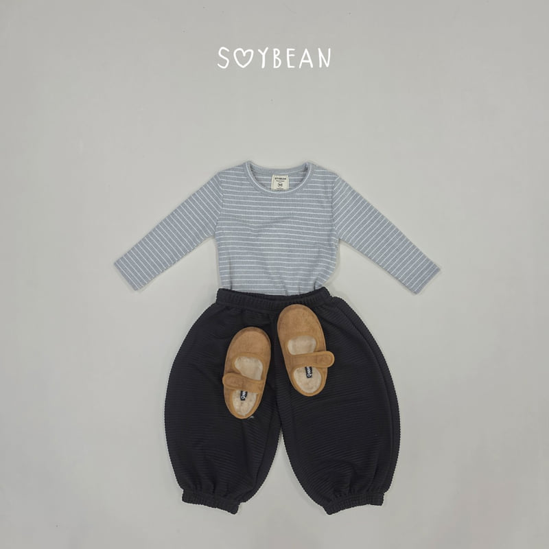 Soybean - Korean Children Fashion - #magicofchildhood - Jam Striped Top and Bottom Set - 5