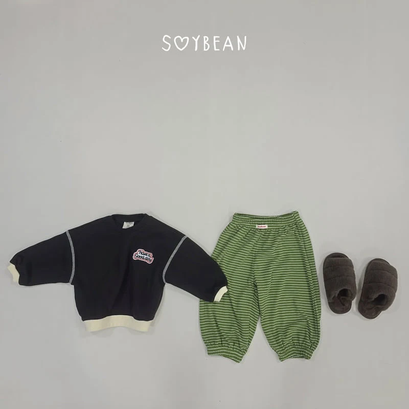 Soybean - Korean Children Fashion - #magicofchildhood - Good Day Color Block Sweatshirt - 10