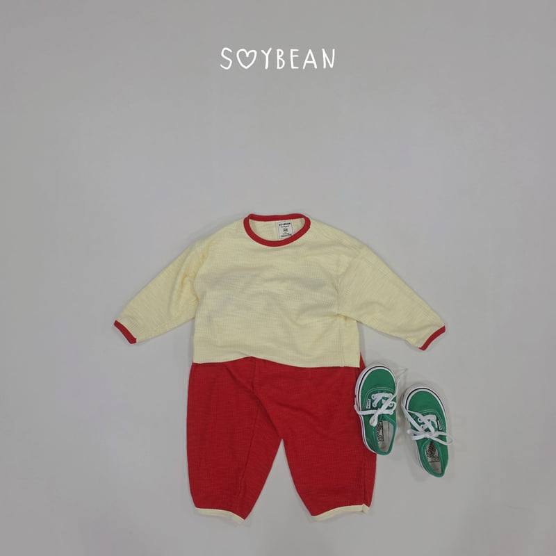 Soybean - Korean Children Fashion - #magicofchildhood - Loose Fit Collar Loungewear - 4