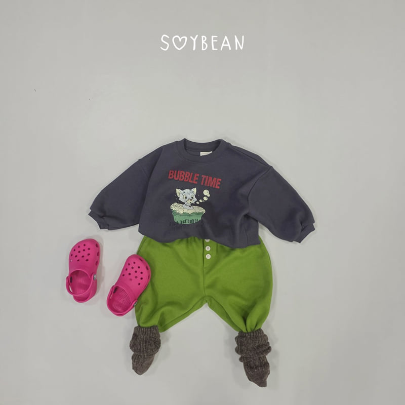 Soybean - Korean Children Fashion - #minifashionista - Button Jogger Pants - 3