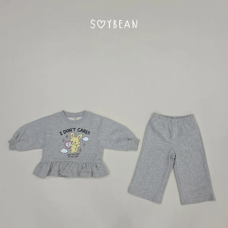 Soybean - Korean Children Fashion - #minifashionista - Bunny Frill Wide Top and Bottom Set - 11
