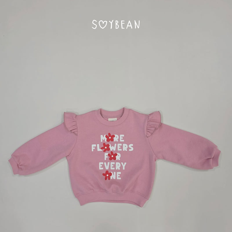 Soybean - Korean Children Fashion - #minifashionista - Flower Frill Sweatshirt - 9