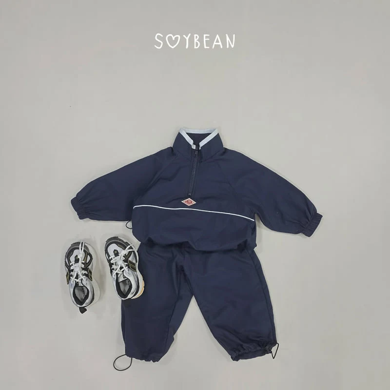 Soybean - Korean Children Fashion - #minifashionista - Wind Half-Zip - 7