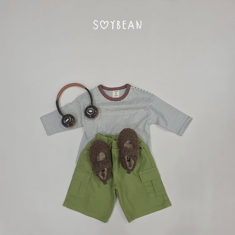 Soybean - Korean Children Fashion - #prettylittlegirls - Cargo Cotton Shorts - 8