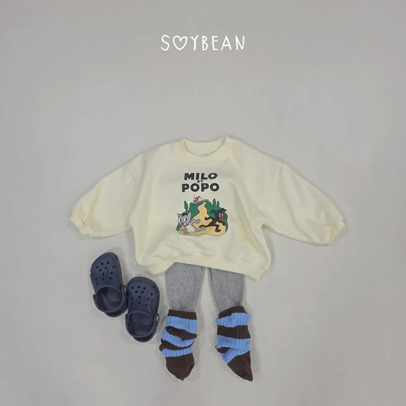 Soybean - Korean Children Fashion - #prettylittlegirls - Ribbed Leggings - 7