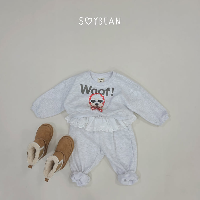 Soybean - Korean Children Fashion - #minifashionista - Mong Mong Frill Top and Bottom Set - 4