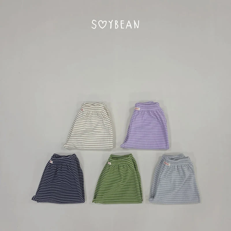Soybean - Korean Children Fashion - #prettylittlegirls - Striped Balloon Jogger Pants