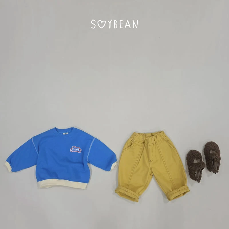 Soybean - Korean Children Fashion - #prettylittlegirls - Collar Barrel Pants - 12