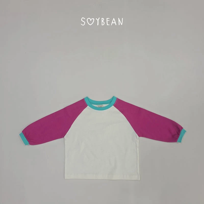 Soybean - Korean Children Fashion - #prettylittlegirls - Color Raglan Tee - 11