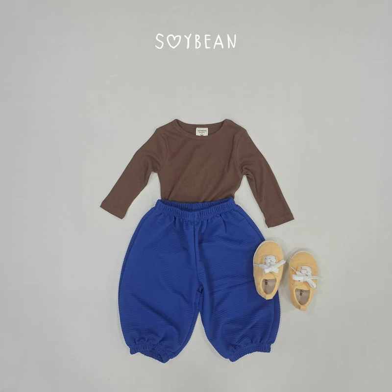 Soybean - Korean Children Fashion - #prettylittlegirls - Kkoma Collar Top and Bottom Set - 5