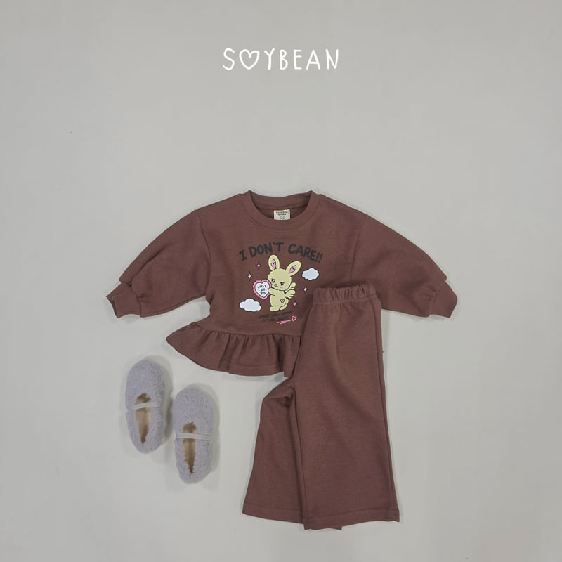 Soybean - Korean Children Fashion - #prettylittlegirls - Bunny Frill Wide Top and Bottom Set - 12