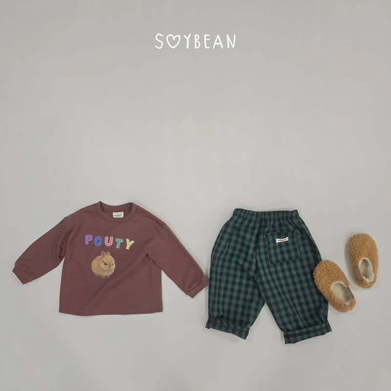 Soybean - Korean Children Fashion - #prettylittlegirls - Check Check Autumn Pants - 9
