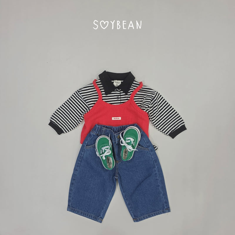 Soybean - Korean Children Fashion - #prettylittlegirls - Knit Crop Bustier - 3