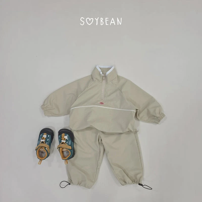 Soybean - Korean Children Fashion - #prettylittlegirls - Wind Half-Zip - 8