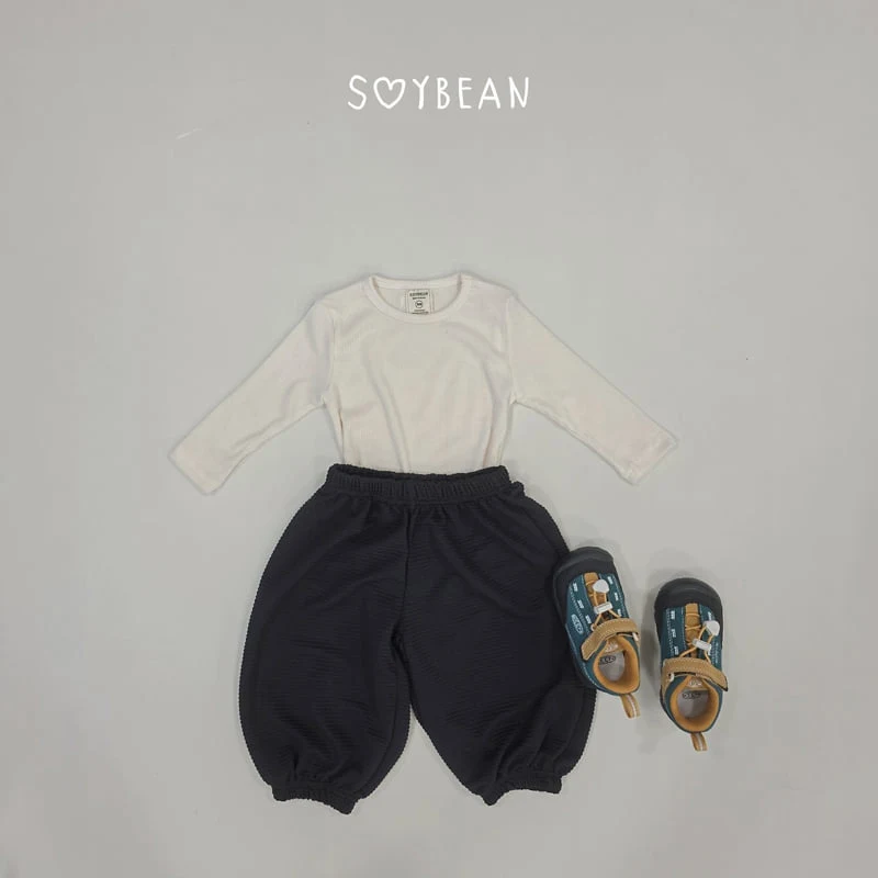 Soybean - Korean Children Fashion - #stylishchildhood - Kkoma Collar Top and Bottom Set - 8