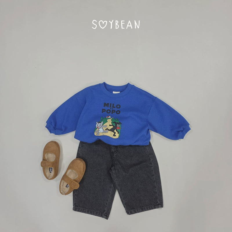 Soybean - Korean Children Fashion - #toddlerclothing - Milo Popo Sweatshirt - 4