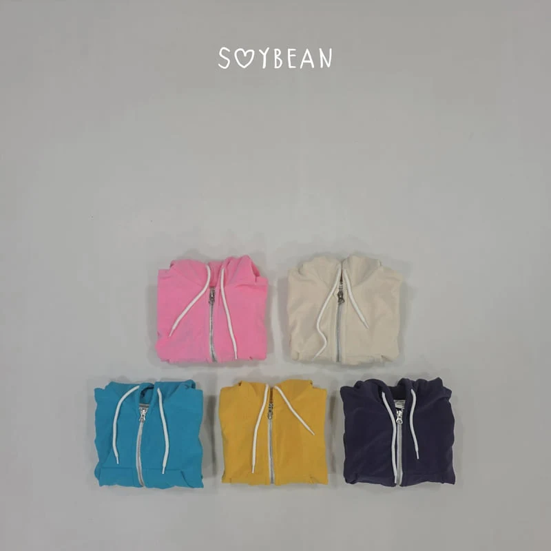 Soybean - Korean Children Fashion - #stylishchildhood - Soft Hooded Zip-Up