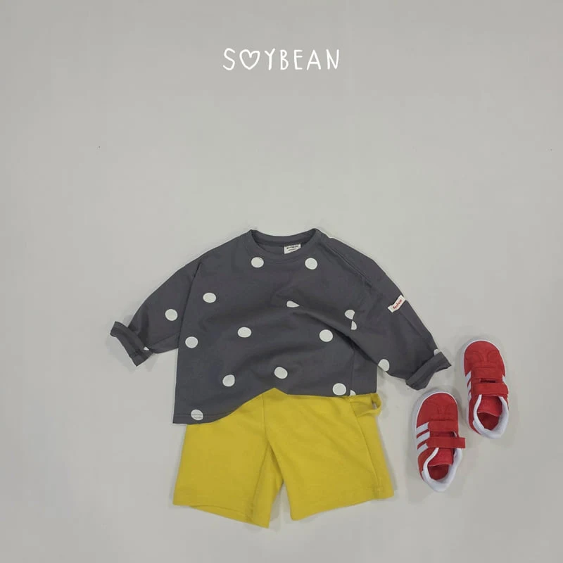 Soybean - Korean Children Fashion - #stylishchildhood - Dot King Boxy Tee - 5