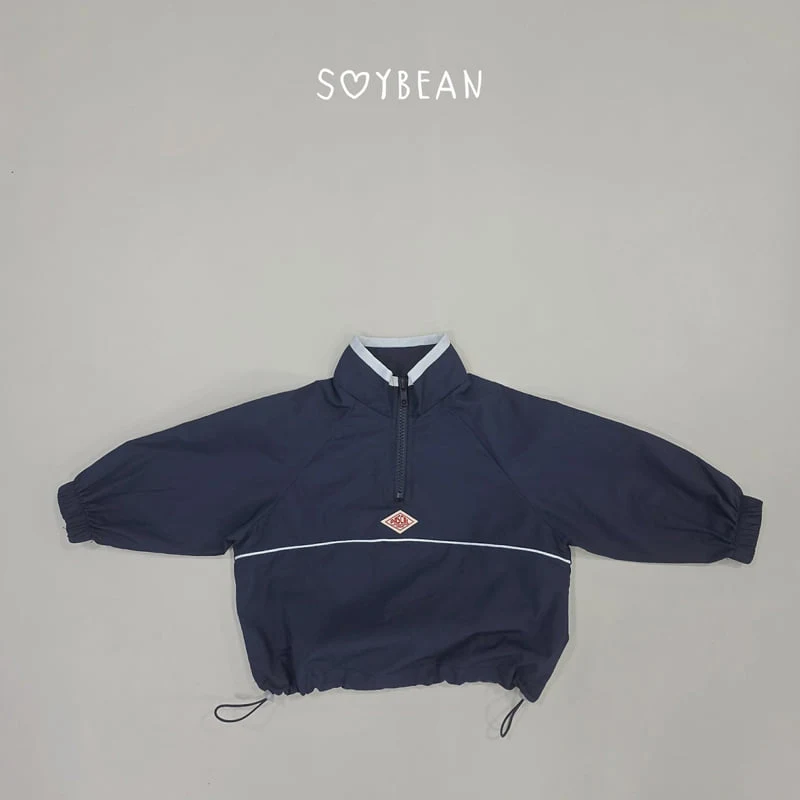 Soybean - Korean Children Fashion - #stylishchildhood - Wind Half-Zip - 11