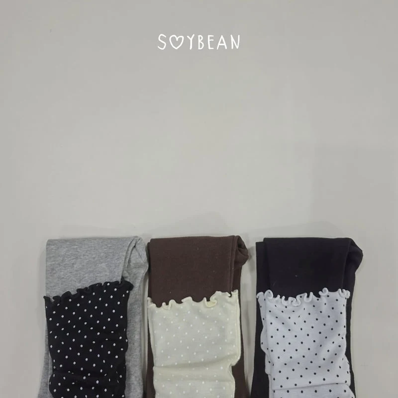 Soybean - Korean Children Fashion - #todddlerfashion - Dot Leg Warmer Leggings - 7