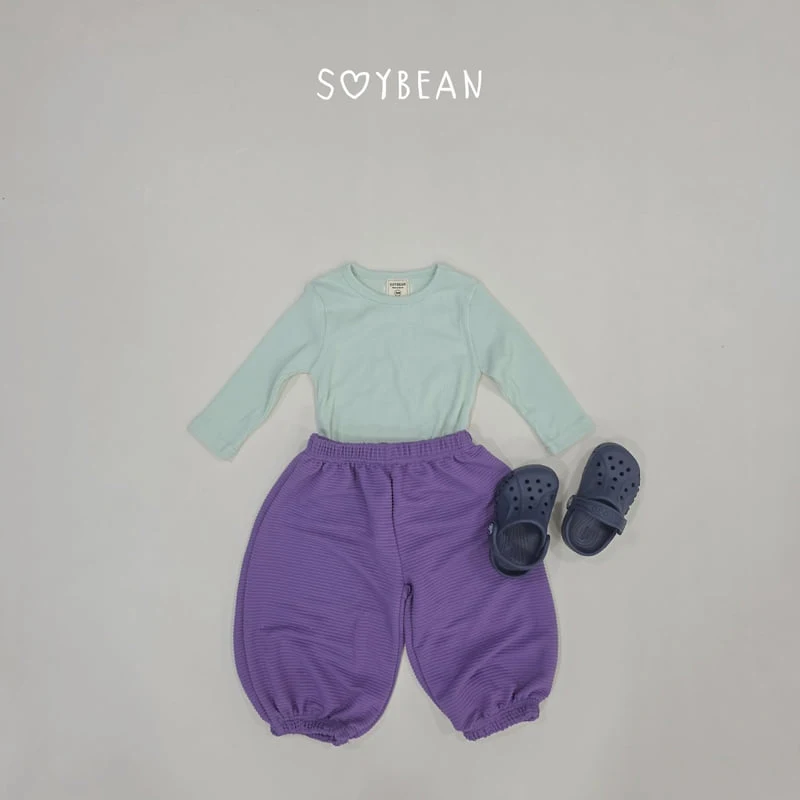 Soybean - Korean Children Fashion - #todddlerfashion - Kkoma Collar Top and Bottom Set - 6