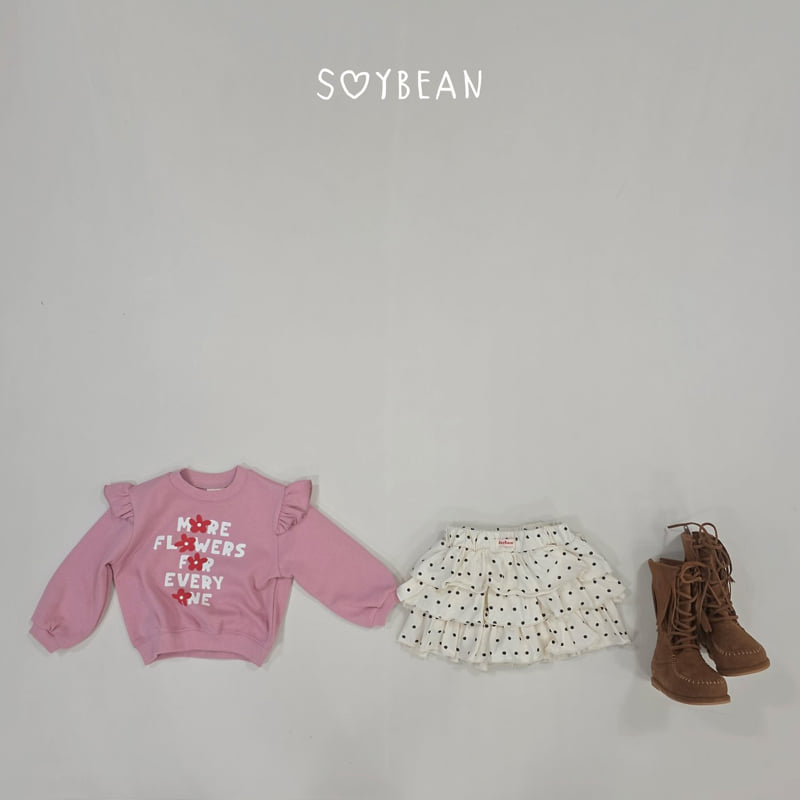 Soybean - Korean Children Fashion - #todddlerfashion - Flower Frill Sweatshirt - 11