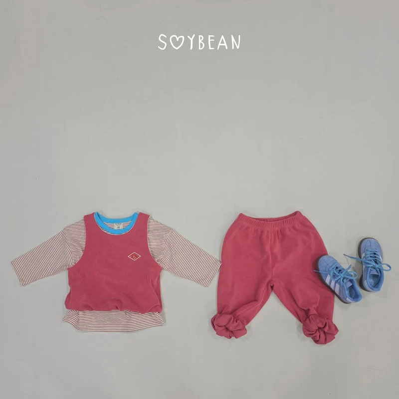 Soybean - Korean Children Fashion - #todddlerfashion - Color Striped Tee - 12