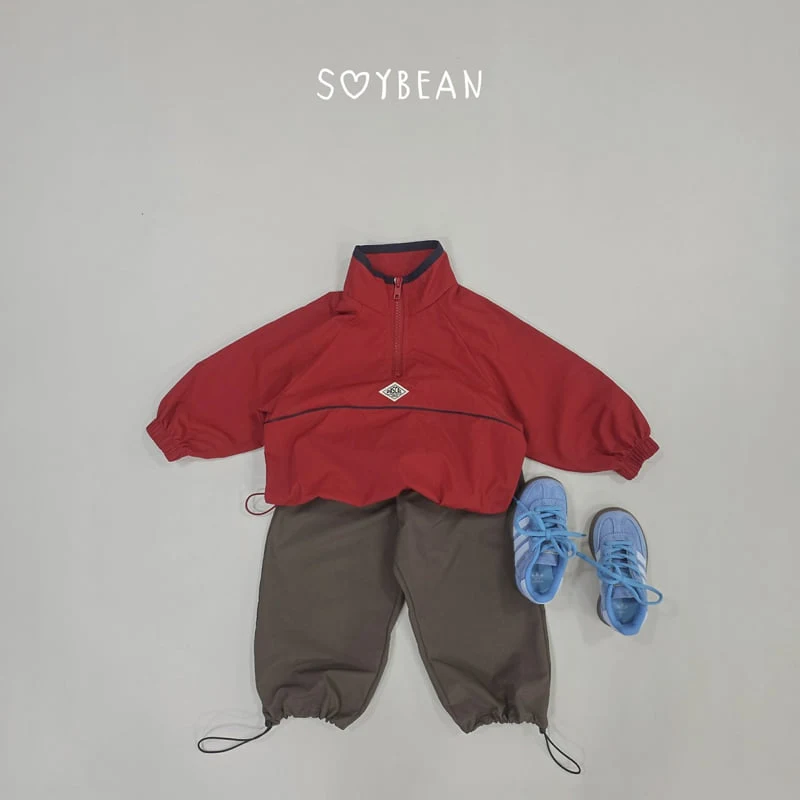 Soybean - Korean Children Fashion - #todddlerfashion - Wind Half-Zip - 9