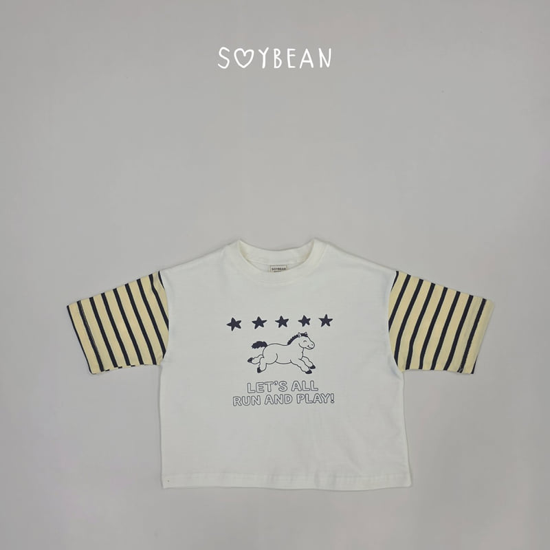 Soybean - Korean Children Fashion - #toddlerclothing - Ponies Tee - 12