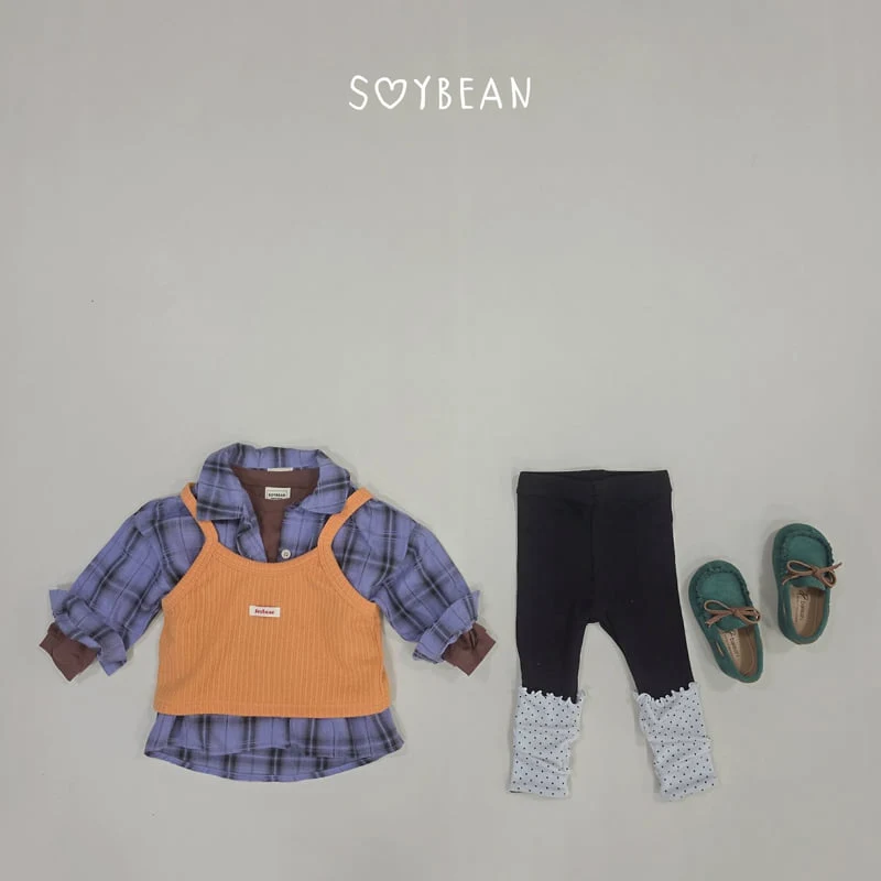 Soybean - Korean Children Fashion - #toddlerclothing - Dot Leg Warmer Leggings - 8