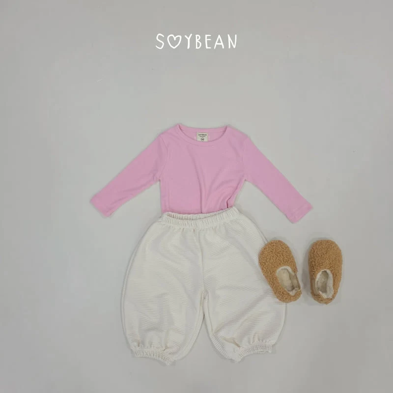 Soybean - Korean Children Fashion - #toddlerclothing - Kkoma Collar Top and Bottom Set - 7