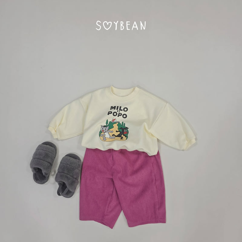 Soybean - Korean Children Fashion - #toddlerclothing - Milo Popo Sweatshirt - 3