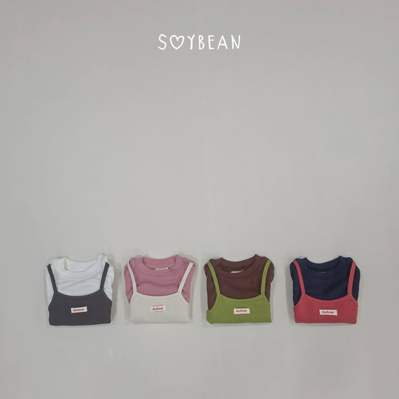 Soybean - Korean Children Fashion - #toddlerclothing - Two-in-One Layered Tee - 8