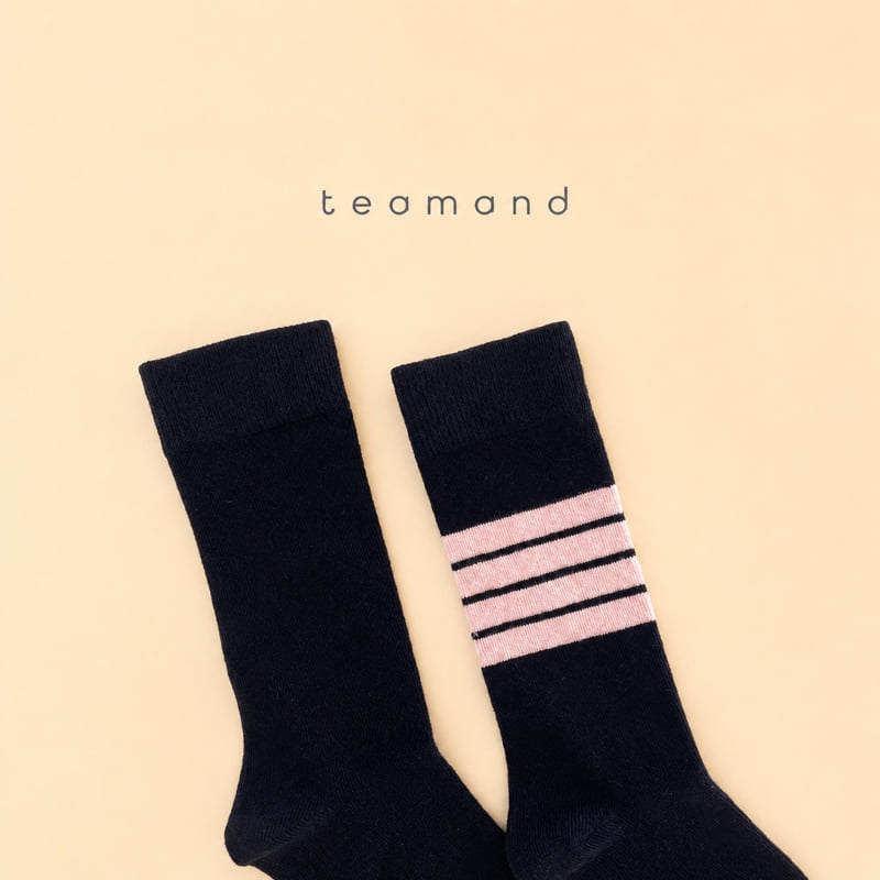 Teamand - Korean Children Fashion - #kidzfashiontrend - Half Knee Sock Set - 4