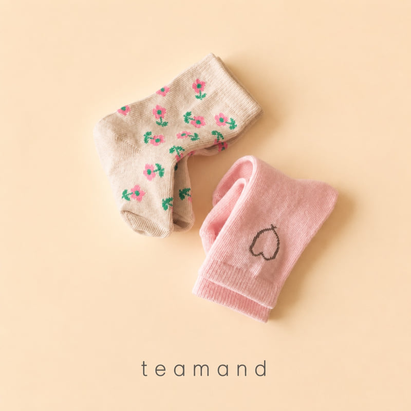 Teamand - Korean Children Fashion - #Kfashion4kids - Ellie Sock Set