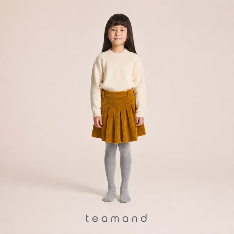 Teamand - Korean Children Fashion - #Kfashion4kids - Basic Plain Tights - 6