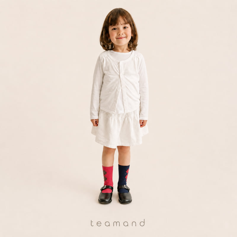Teamand - Korean Children Fashion - #kidzfashiontrend - Eton Sock Set Mom Couple - 4