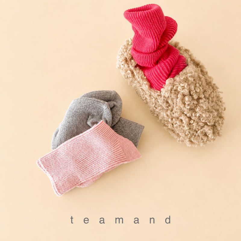 Teamand - Korean Children Fashion - #childofig - Mix Berry Sock Set Mom Couple - 3