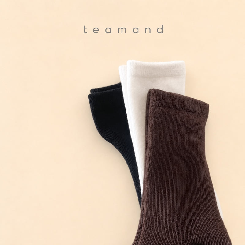 Teamand - Korean Children Fashion - #prettylittlegirls - Plain Knee Sock Set - 4